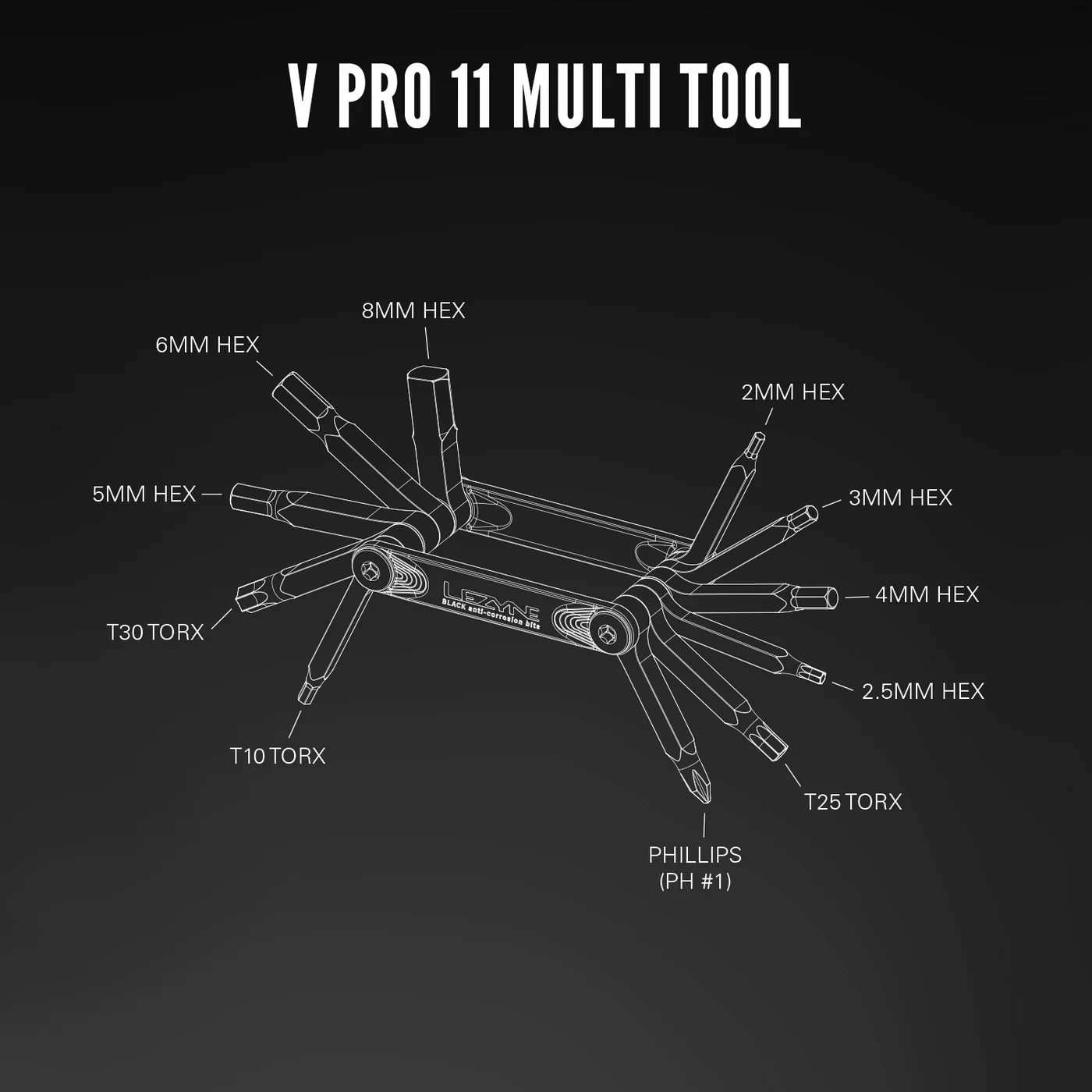 Lezyne V11 Pro Multitool - Kettenhelden