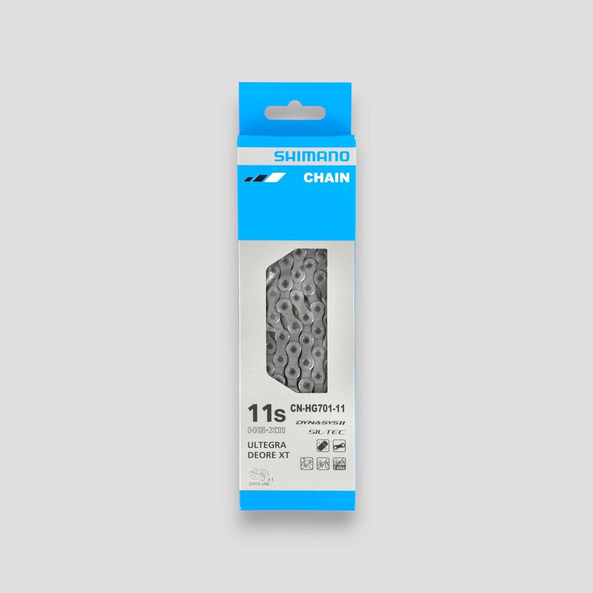 Shimano Ultegra / Deore XT 11-fach Kette HG701 (gewachst) – Kettenhelden